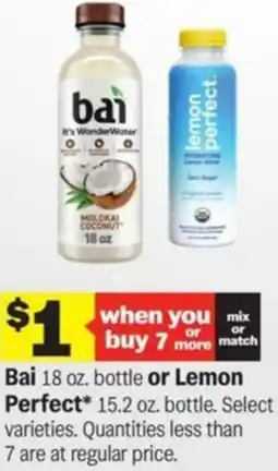 Meijer Bai or Lemon Perfect offer