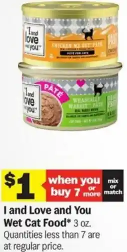 Meijer I and Love and You Wet Cat Food offer