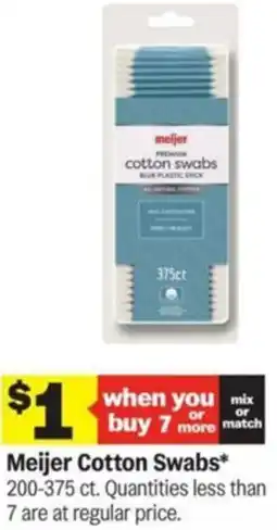 Meijer Meijer Cotton Swabs offer