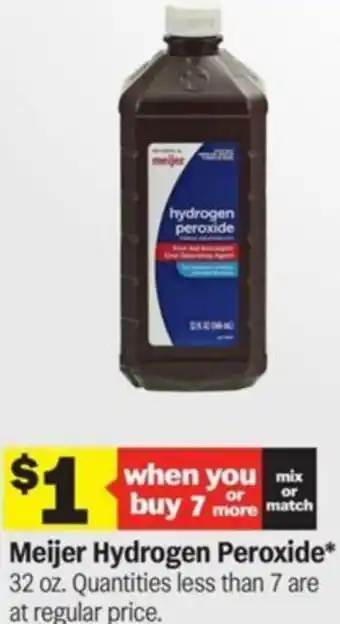 Meijer Meijer Hydrogen Peroxide offer