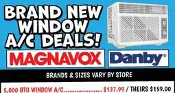 Ollie's 5,000 BTU WINDOW A/C offer