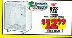 Ollie's Sarasota Breeze 10 BOX FAN offer