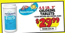 Ollie's Aquamate 4.5 LB. 3 CHLORINE TABLETS offer