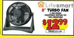 Ollie's Lifesmart 8 TURBO FAN offer