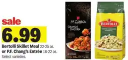 Meijer Bertolli Skillet Meal or P.F. Chang's Entrée offer