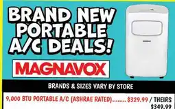 Ollie's 9,000 BTU PORTABLE A/C offer