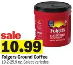 Meijer Folgers Ground Coffee offer