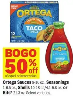 Meijer Ortega Sauces Seasonings, Shells or Kits offer