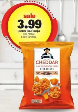 Meijer Quaker Rice Crisps offer