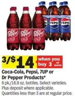 Meijer Coca-Cola, Pepsi, 7UP or Dr Pepper Products offer