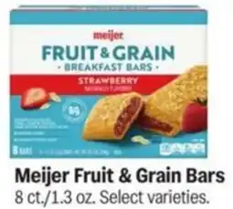 Meijer Meijer Fruit & Grain Bars offer
