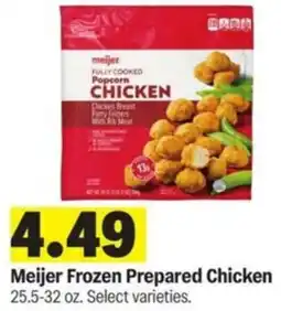Meijer Meijer Frozen Prepared Chicken offer