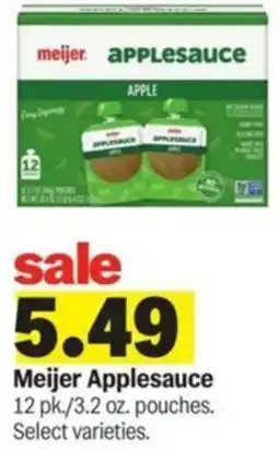 Meijer Meijer meijer applesauce offer