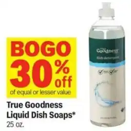 Meijer True Goodness Liquid Dish Soaps offer
