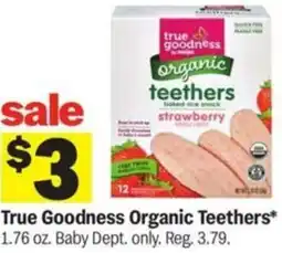Meijer True Goodness Organic Teethers offer