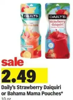 Meijer Daily's Strawberry Daiquiri or Bahama Mama Pouches offer
