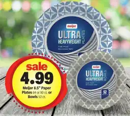 Meijer Meijer 8.5" Paper Plates or Bowls offer