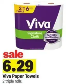 Meijer Viva Paper Towels offer