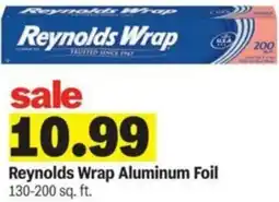 Meijer Reynolds Wrap Aluminum Foil offer