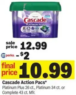 Meijer Cascade Action Pacs offer