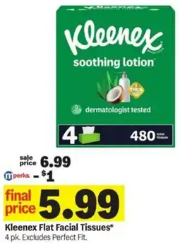 Meijer Kleenex Flat Facial Tissues offer