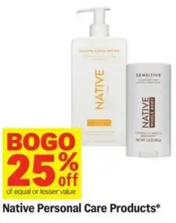 Meijer Native Personal Care Products offer