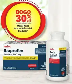 Meijer Meijer Adult Internal Pain Relief Products offer