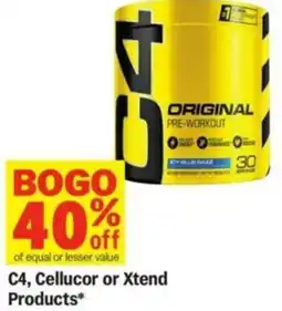Meijer C4, Cellucor or Xtend Products offer