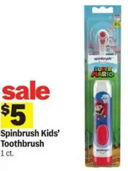 Meijer Spinbrush Kids' Toothbrush offer