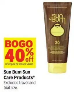 Meijer Sun Bum Sun Care Products offer