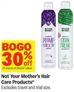 Meijer Not Your Mother's Hair Care Products offer