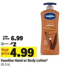 Meijer Vaseline Hand or Body Lotion offer