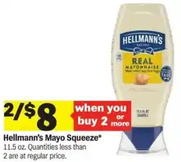 Meijer Hellmann's Mayo Squeeze offer