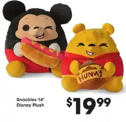 Kroger Snackles 14" Disney Plush offer