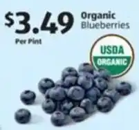 Aldi Organic Blueberries offer
