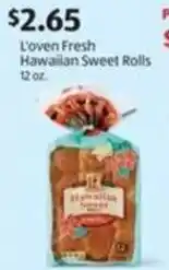 Aldi L'oven Fresh Hawaiian Sweet Rolls offer