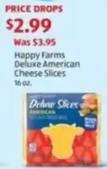 Aldi Happy Farms Deluxe American Cheese Slices offer