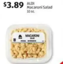 Aldi Macaroni Salad offer