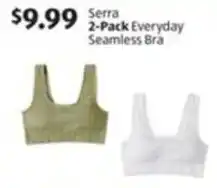 Aldi Serra 2-Pack Everyday Seamless Bra offer