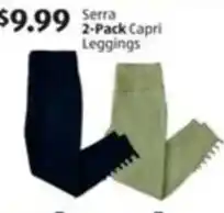 Aldi Serra 2-Pack Capri Leggings offer