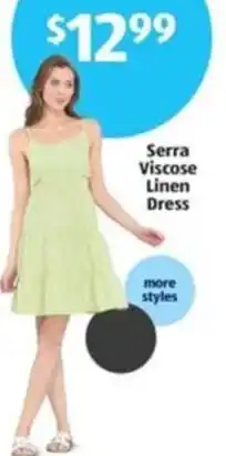 Aldi Serra Viscose Linen Dress offer