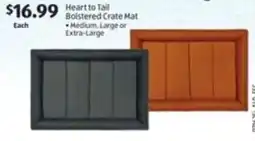 Aldi Heart to Tail Bolstered Crate Mat offer