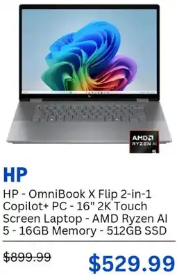 Best Buy HP OmniBook X Flip offer
