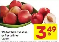 Albertsons White flesh peaches or nectarines offer