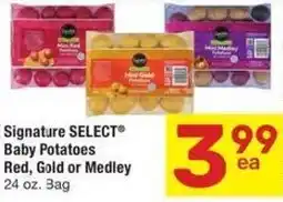 Albertsons Signature select baby potatoes red, gold or medley offer