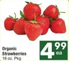 Albertsons Organic strawberries offer