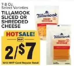 Food Lion tillamook sliced or shredded cheese offer