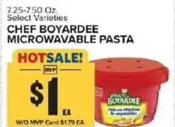 Food Lion Chef boyardee microwavable pasta offer
