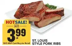 Food Lion St. louis style pork ribs offer