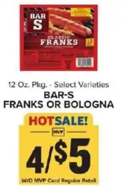 bar-s franks or bologna